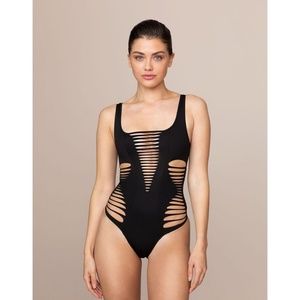 Agent Provocateur Dakotta Black Swimsuit NWT